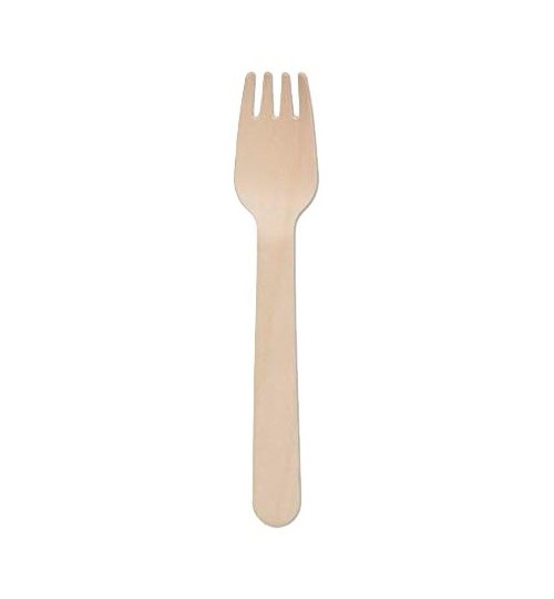 TENEDOR MADERA 160 MM (100 UDS)