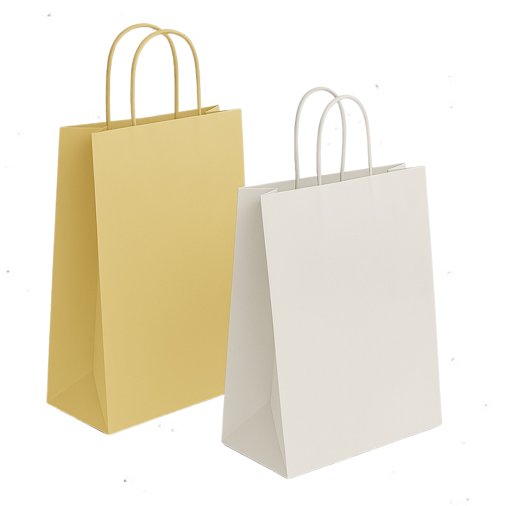 Bolsa papel 18x24 cm. Oro y Plata