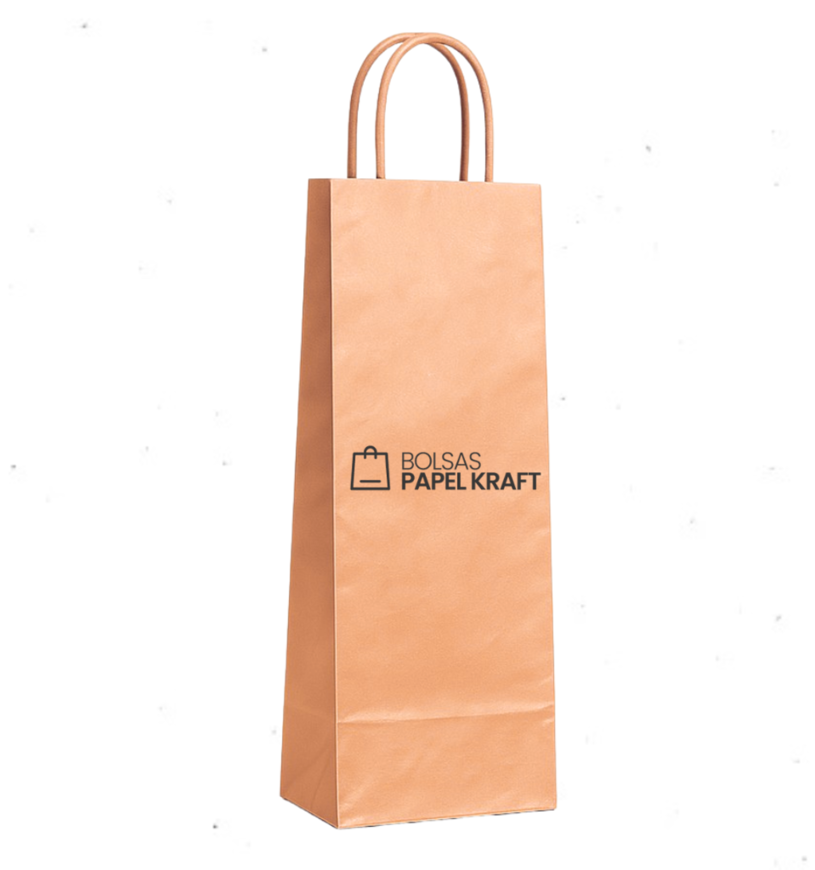Bolsas de papel para botellas 14x39x8,5 cm. personalizadas